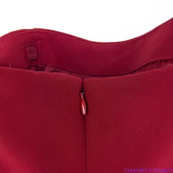 NEW white house black market Wine Red Convertible Split Leg Jumpsuit 00 - Picture 12 of 16